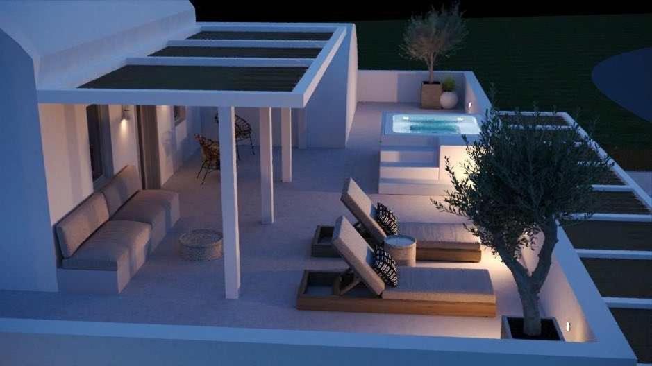 Lejardin Suites Santorini Pýrgos Eksteriør bilde